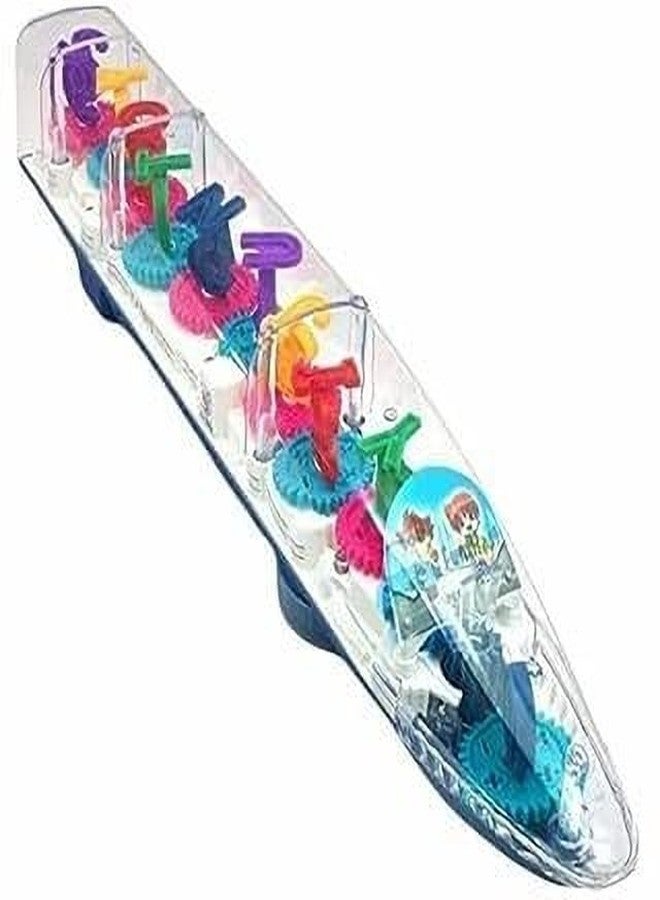 HDA GROUP Musical Sound Toy Musical Bulet Train for Kids 3+ Years | Fun & Educational Musical Learning Toy with Lights & Sounds - Encourages Creativity, Hand-Eye Coordination (Multicolor) - Image 1